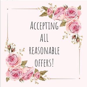 Excepting reasonable offers!